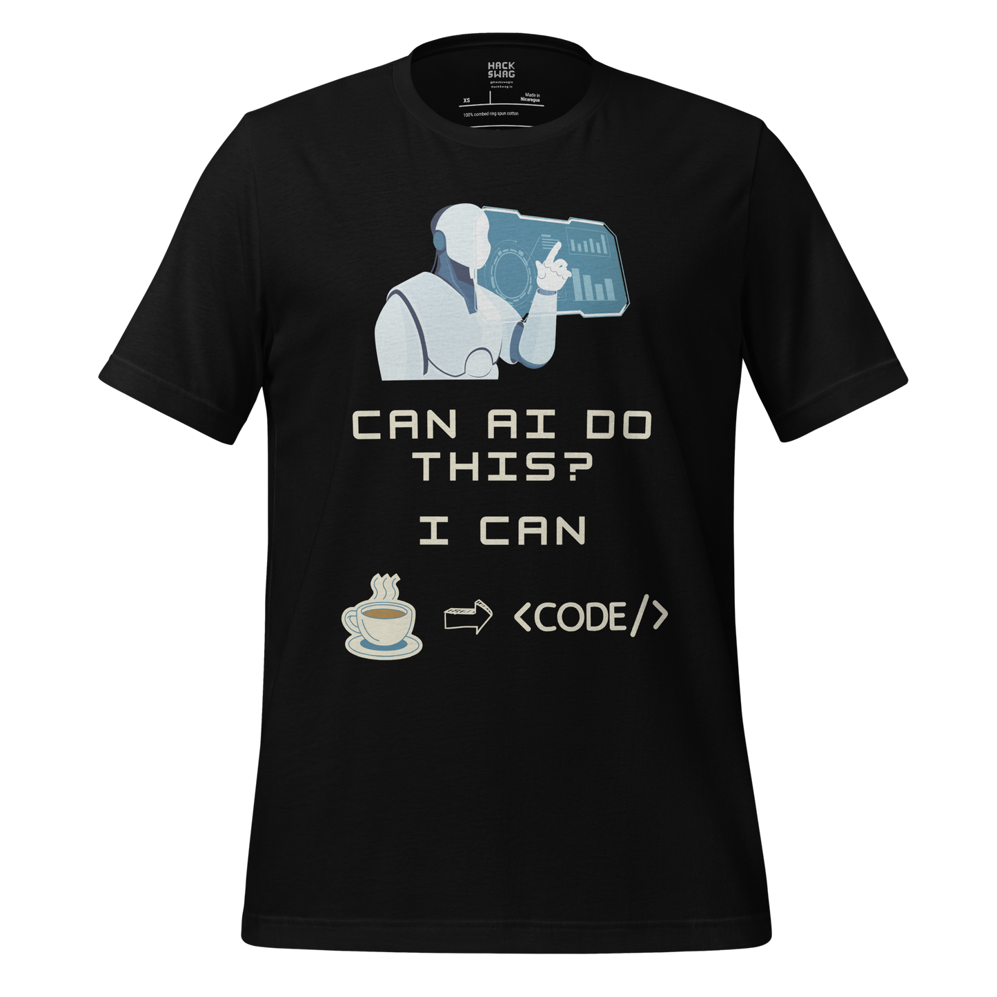 Can AI Do This? Short Sleeve Unisex Tee