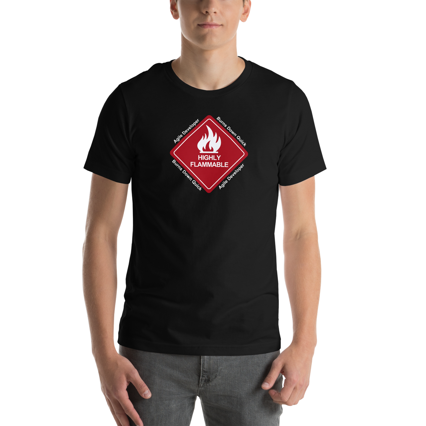 Highly Flammable Short Sleeve Unisex Tee