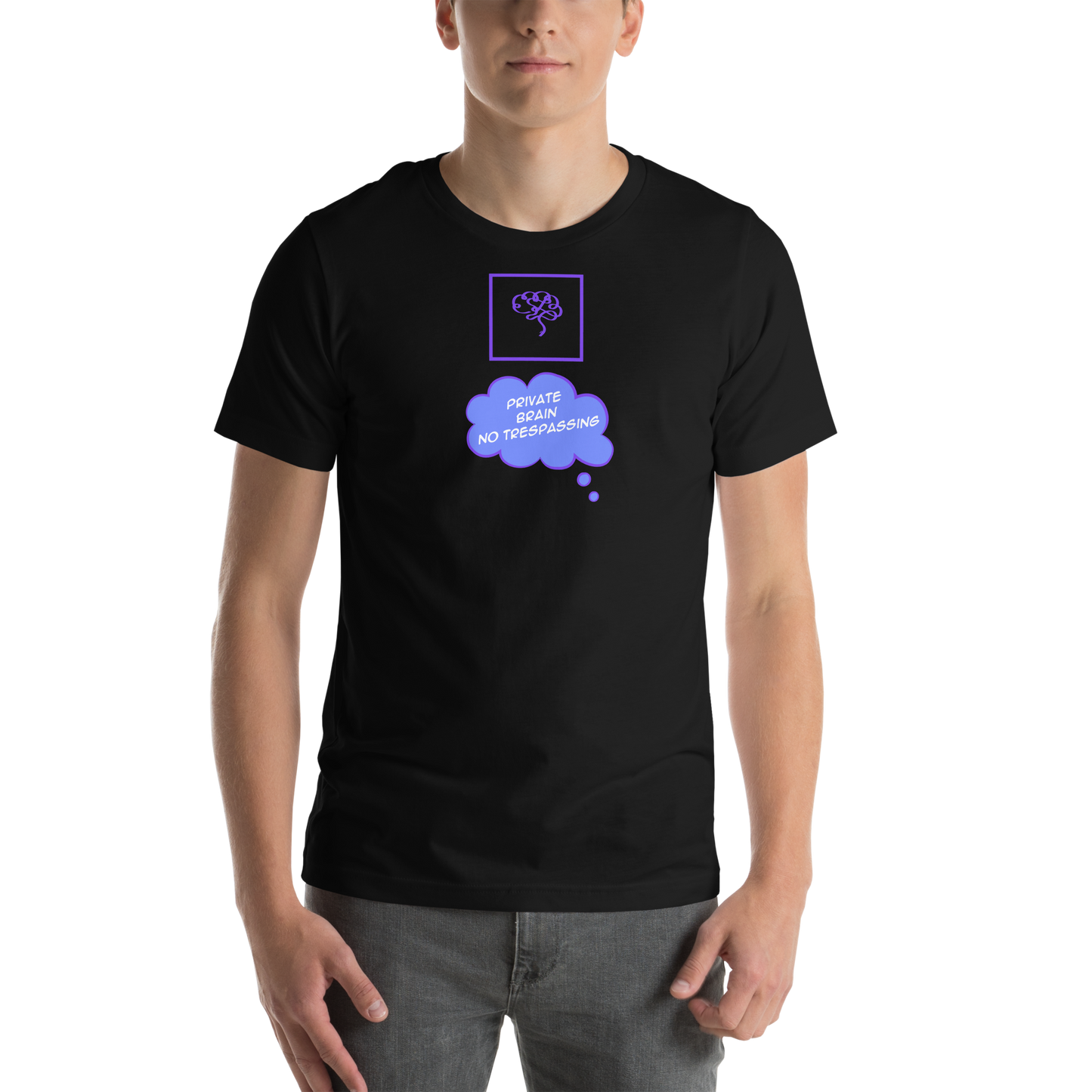 Private Brain Short Sleeve Unisex Tee