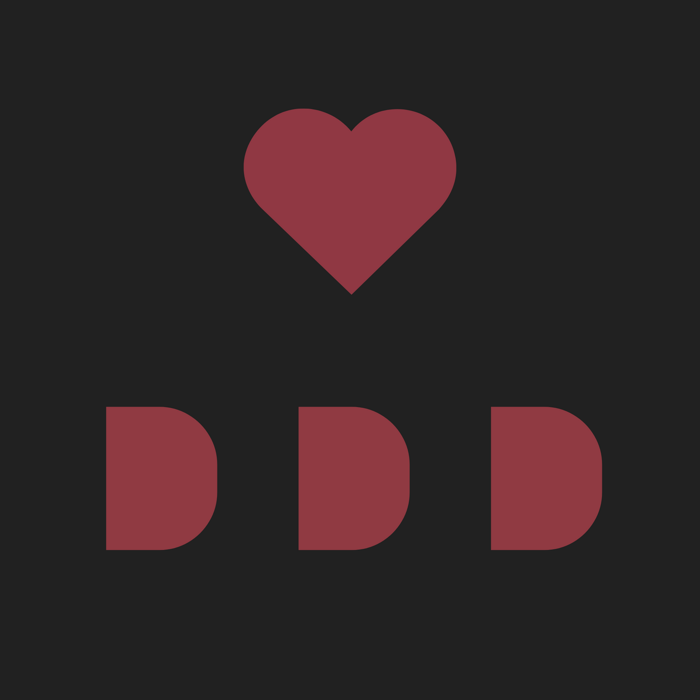 Love DDD Short Sleeve Unisex Tee