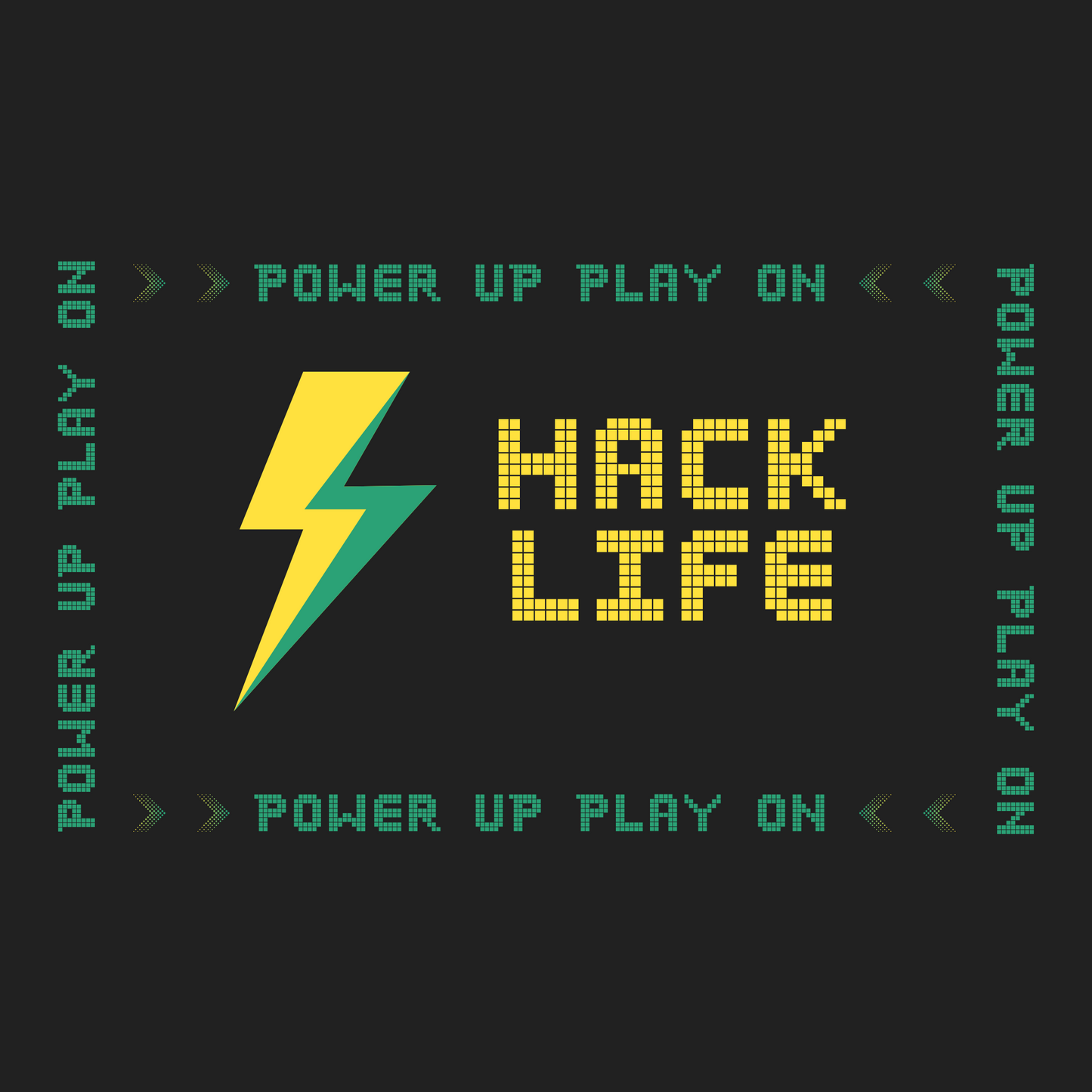 Hack Life - Power Play Short Sleeve Unisex Tee