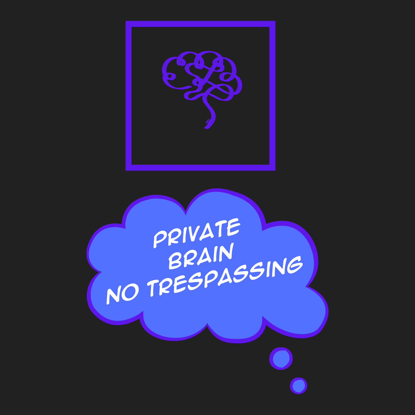 Private Brain Short Sleeve Unisex Tee