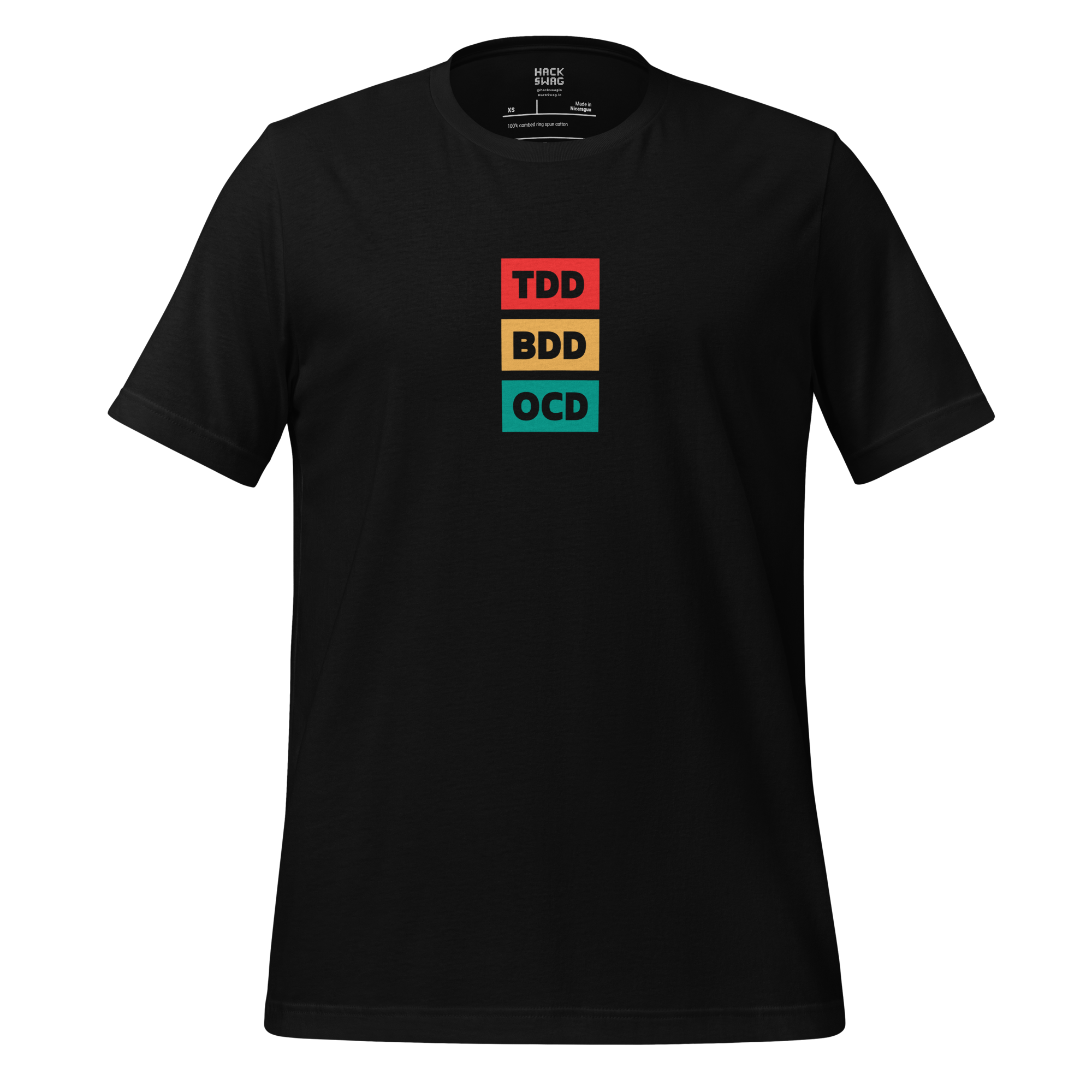 TDD • BDD • OCD Short Sleeve Unisex Tee