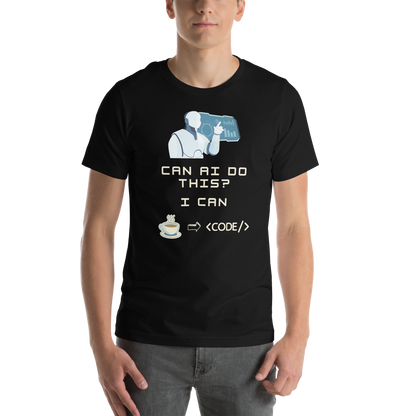 Can AI Do This? Short Sleeve Unisex Tee