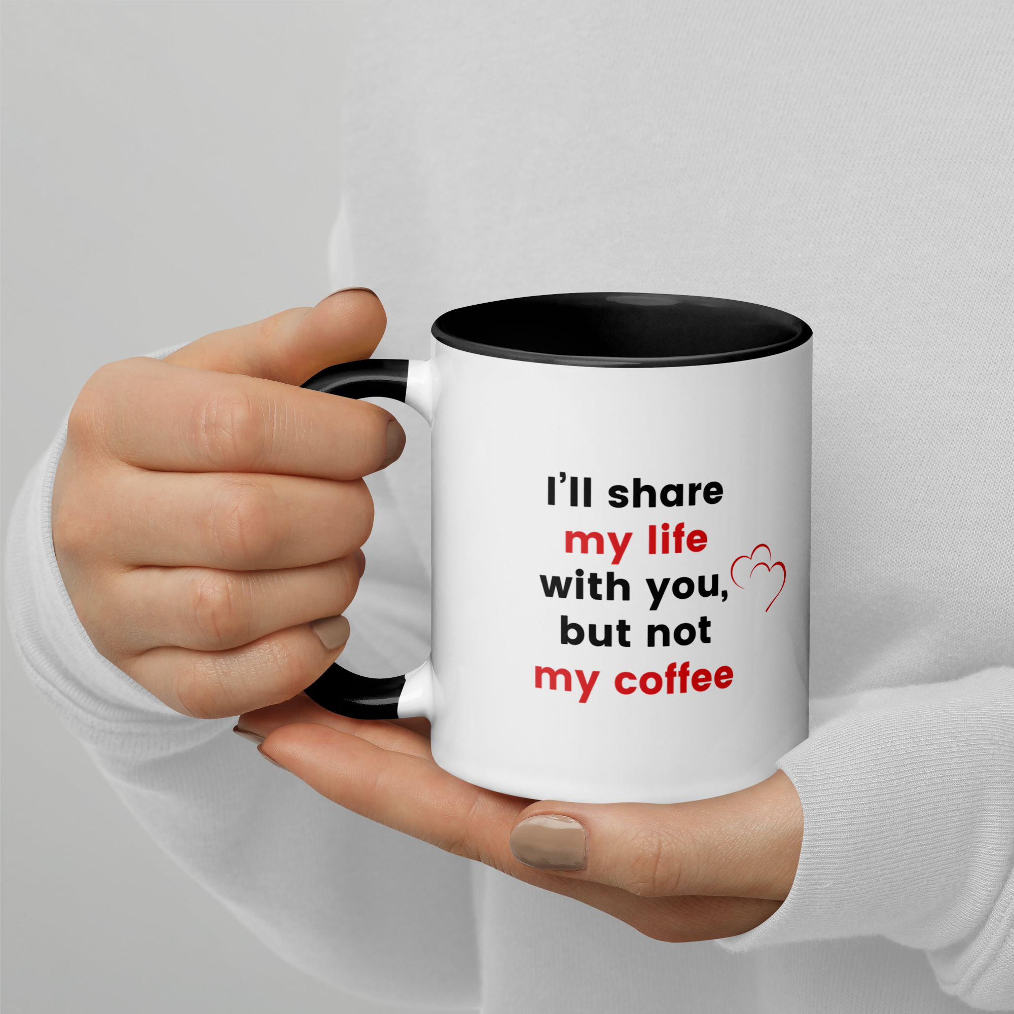 Couples Coffee Black & White 11oz Mug