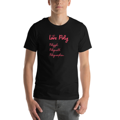 Love Poly Short Sleeve Unisex Tee