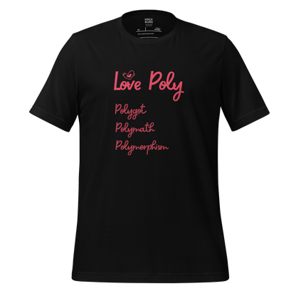 Love Poly Short Sleeve Unisex Tee