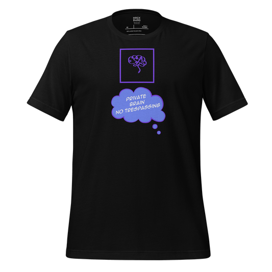 Private Brain Short Sleeve Unisex Tee