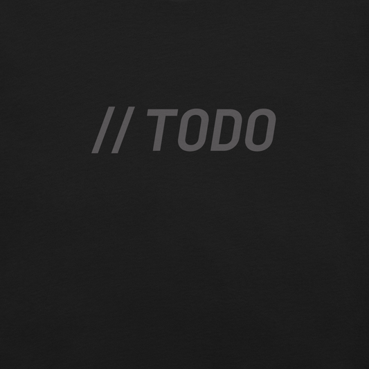 To Do Short Sleeve Unisex Tee