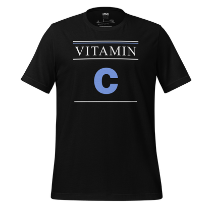 Black t-shirt with 'VITAMIN C' text