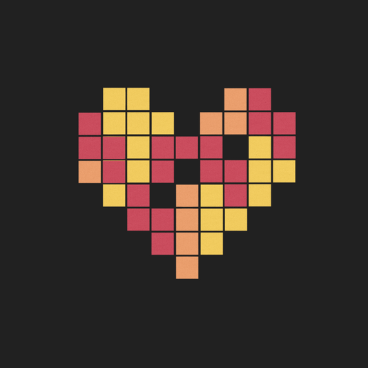 Summer Love Pixel Short Sleeve Unisex Tee