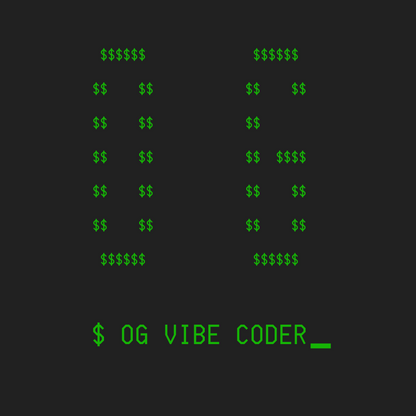 OG Vibe Coder Short Sleeve Unisex Tee