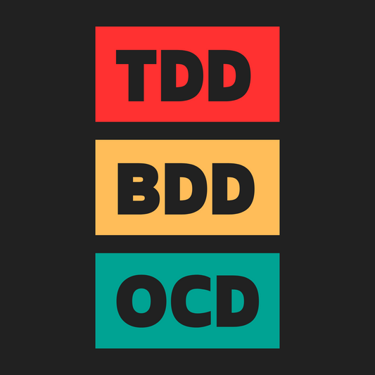 TDD • BDD • OCD Short Sleeve Unisex Tee