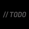 Text todo on black background