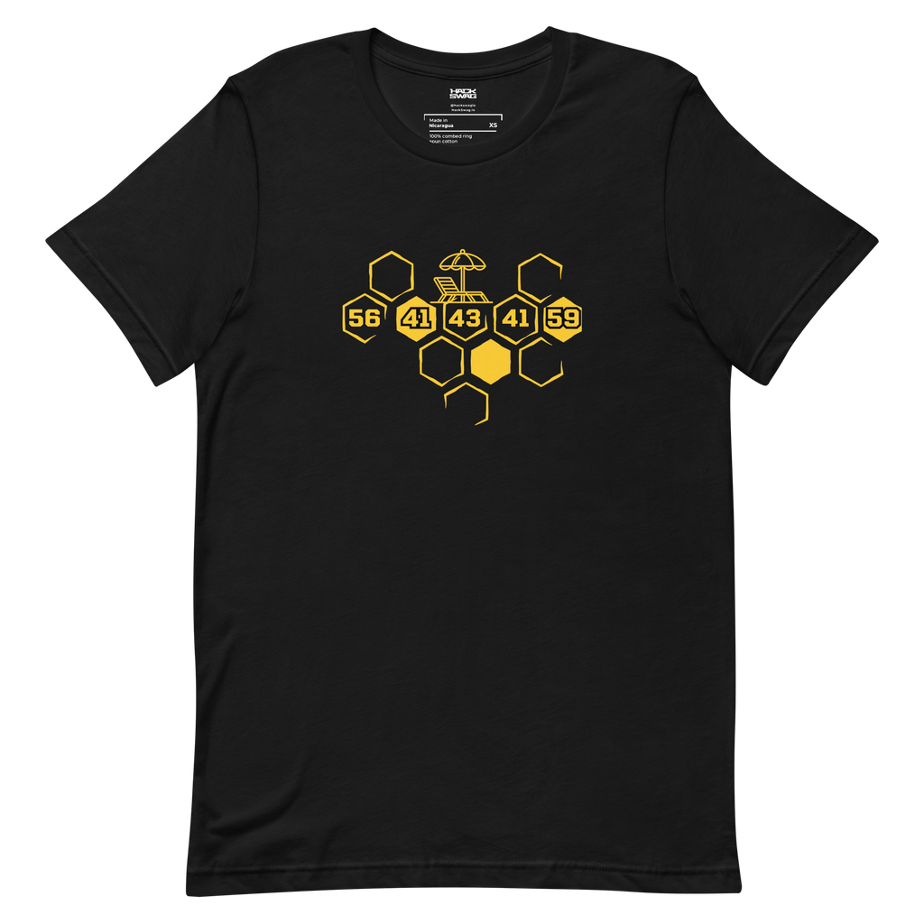 Hex Vacay unisex developer t-shirt — Hack Swag