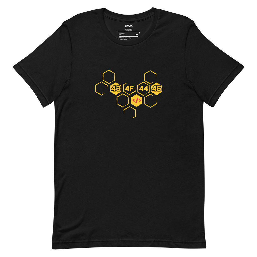 Hex Code unisex developer t-shirt — Hack Swag
